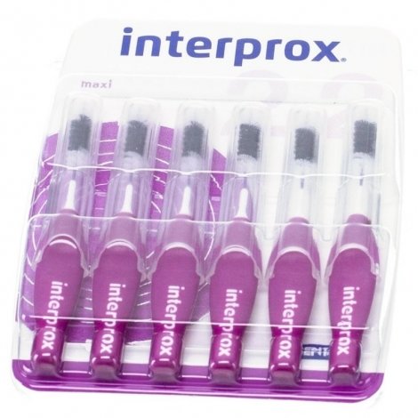 Interprox Premium Maxi Brossettes Interdentaires Violet 6mm 6 pièces pas cher, discount