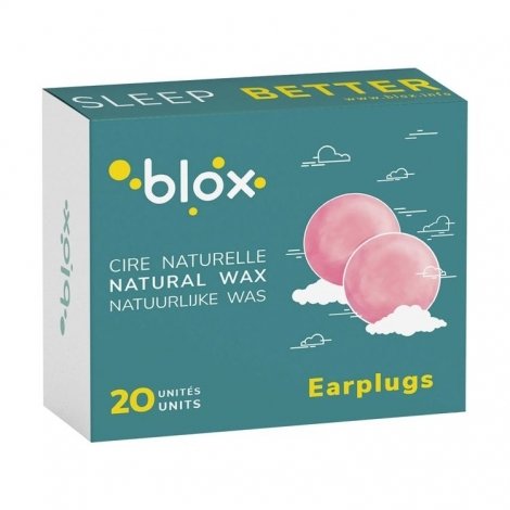 Blox Cire Naturelle Bouchons d'Oreille Anti-Bruit 10 paires pas cher, discount