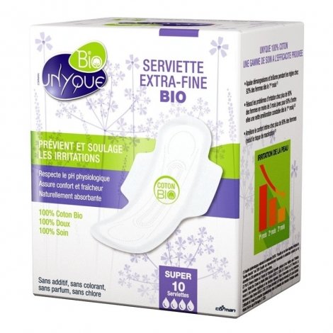 Unyque Serviette Extra-Fine Bio Super 10 pas cher, discount