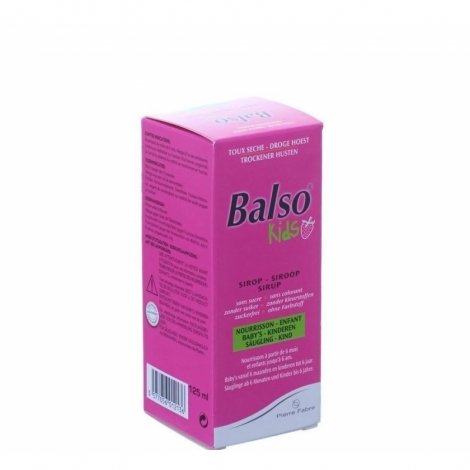 Balso kids Sirop Toux 125ml + pipette pas cher, discount