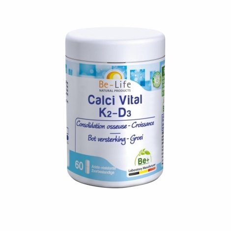 Be Life Calci Vital K2-D3 60 gélules pas cher, discount