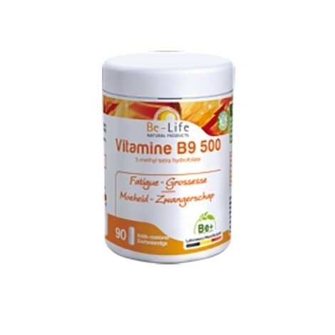 Be Life Vitamine B9 500 90 gélules pas cher, discount