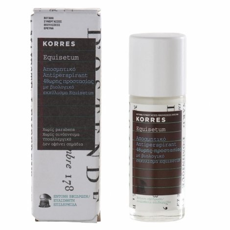 Korres Body Equisetum Anti-Transpirant avec Parfum 48H 30ml pas cher, discount