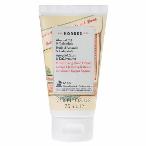 Korres Body Calendula Amande Crème mains 75ml pas cher, discount
