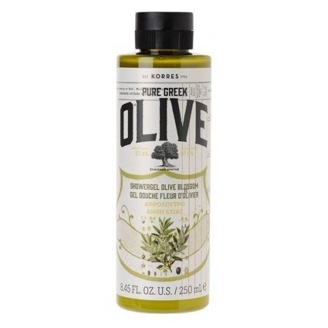 Korres Body Olive & Fleur d'Olivier Gel Douche 250ml pas cher, discount