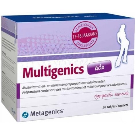 Metagenics Multigenics Ado 30 sachets pas cher, discount