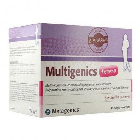 Metagenics Multigenics Femina 30 sachets pas cher, discount