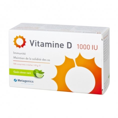 Metagenics Vitamine D 1000IU 168 comprimés pas cher, discount