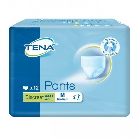 Tena Pants Discreet Medium 75-100cm 12 pièces pas cher, discount
