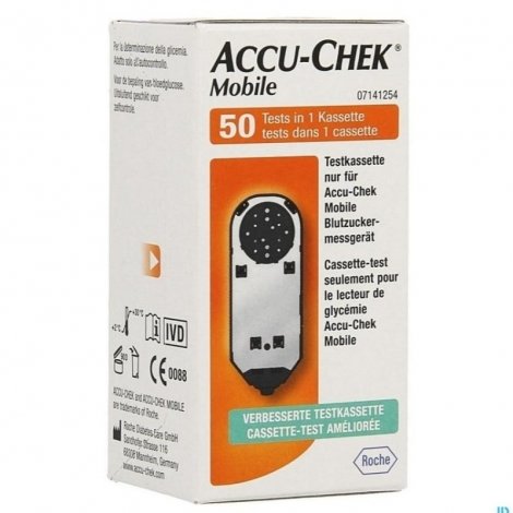 Accu-Chek Mobile Test Cassette 50 tests 7141254171 pas cher, discount