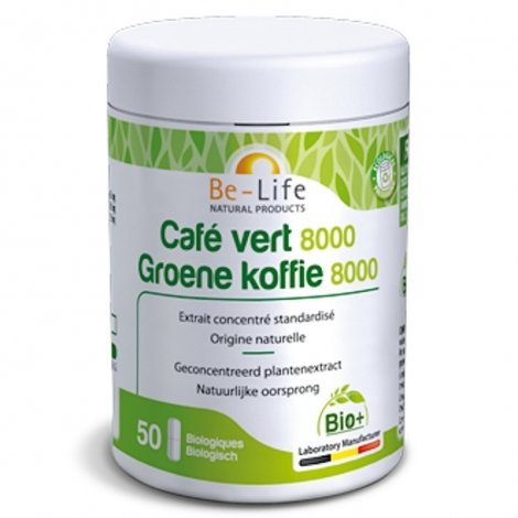 Be Life Café Vert 8000 Bio 50 gélules pas cher, discount