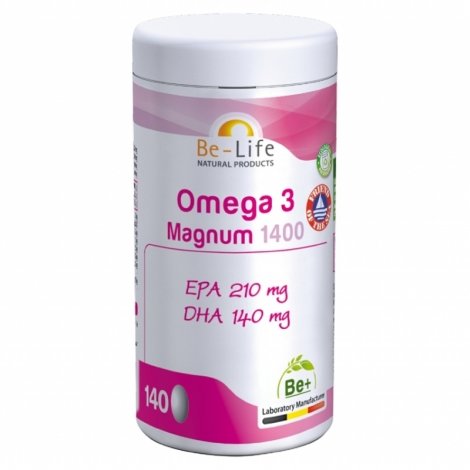Be Life Omega 3 Magnum 1400 140 capsules pas cher, discount