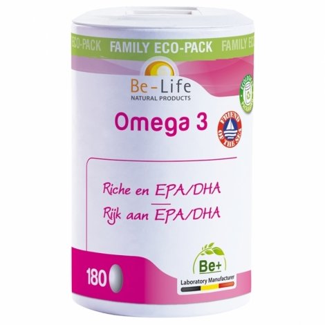 Be Life Omega 3 180 capsules pas cher, discount