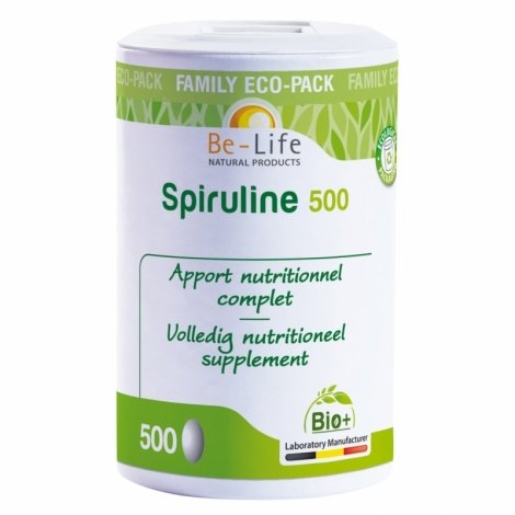 Be Life Spiruline 500 Bio 500 comprimés pas cher, discount