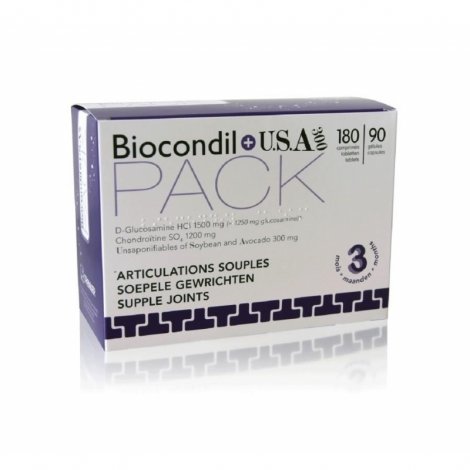 Biocondil + USA300 Pack 180 comprimés + 90 gélules pas cher, discount
