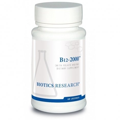 Biotics Research B12-2000mcg 60 comprimés à sucer pas cher, discount