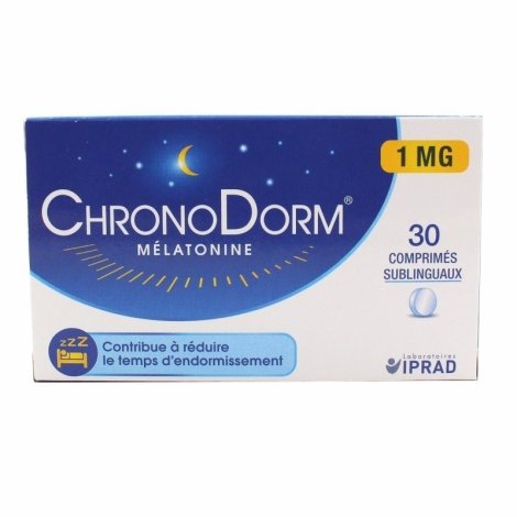 ChronoDorm Mélatonine 1MG 30 comprimés pas cher, discount