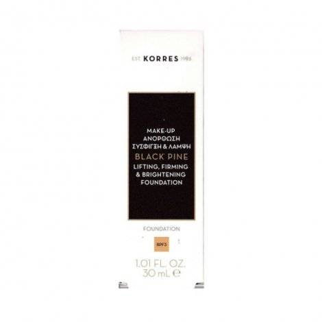 Korres Maquillage Black Pine Fond de Teint Teinte 3 30ml pas cher, discount