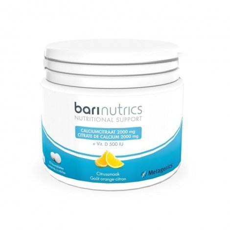 Metagenics Barinutrics Citrate de Calcium Goût Citron-Orange 90 comprimés pas cher, discount