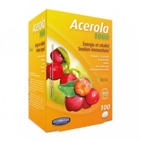 Orthonat Acerola 1000 100 comprimés pas cher, discount