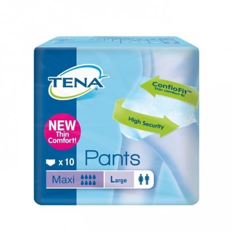 Tena Pants Maxi Large 10 pièces pas cher, discount