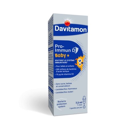 Davitamon Pro-Immun D Baby+ 7,5ml pas cher, discount