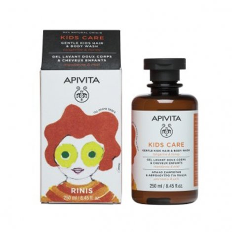 Apivita Kids Care Gel Lavant Doux Corps & Cheveux Mandarine & Miel 250ml pas cher, discount