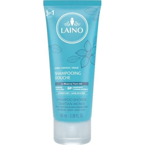 Laino Shampoo Douche 3en1 aux Monoï de Tahiti AO 100ml pas cher, discount