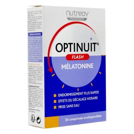 Nutreov Optinuit Flash Mélatonine 30 comprimés orodispersibles pas cher, discount