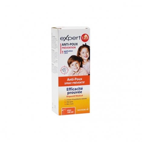 Novodex Expert 1.2.3 Antipoux Spray Préventif 100ml pas cher, discount