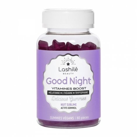 Lashilé Good Night Vitamines Boost Actifs Sommeil 60 gommes pas cher, discount