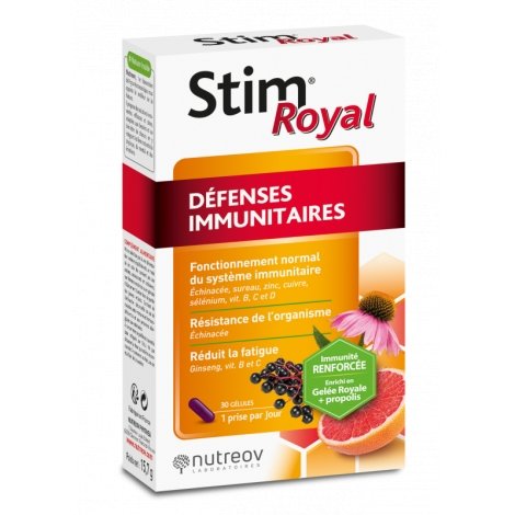 Nutreov Stim Royal Défenses Immunitaires 30 gélules pas cher, discount