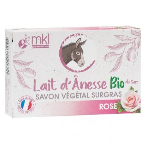 MKL Lait d'Ânesse Savon Végétal Surgras Rose 100g pas cher, discount