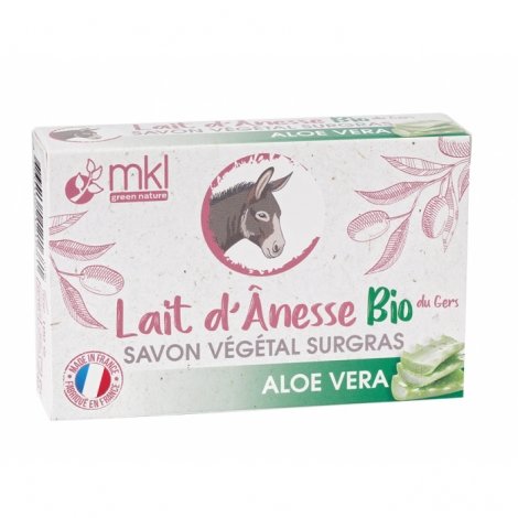 MKL Lait d'Ânesse Savon Végétal Surgras Aloe Vera 100g pas cher, discount