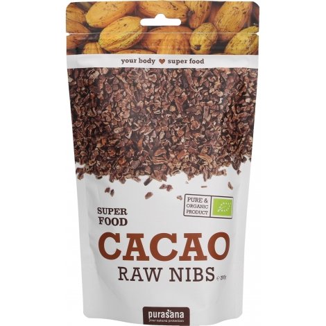 Purasana Super Food Éclats de Fèves de Cacao Bio 200g pas cher, discount