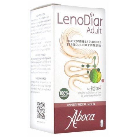 Aboca LenoDiar Adult 20 gélules pas cher, discount