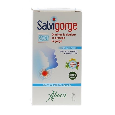 Aboca Salvigorge Spray sans Alcool 30ml pas cher, discount