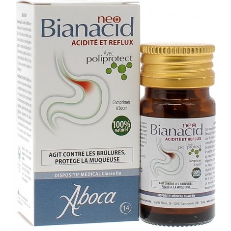 Aboca NeoBianacid Acidité & Reflux 14 comprimés pas cher, discount