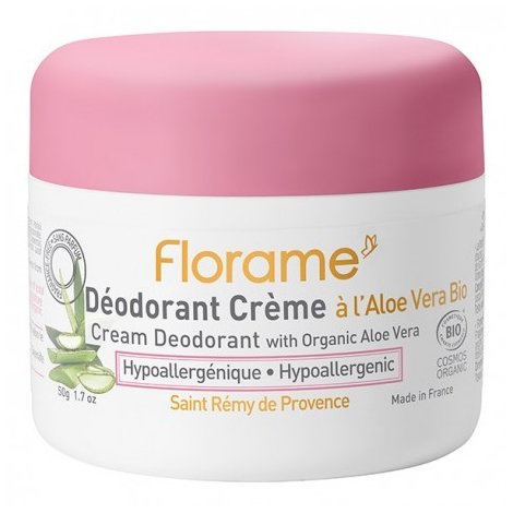 Florame Déodorant Crème à l'Aloe Vera Bio 50g pas cher, discount