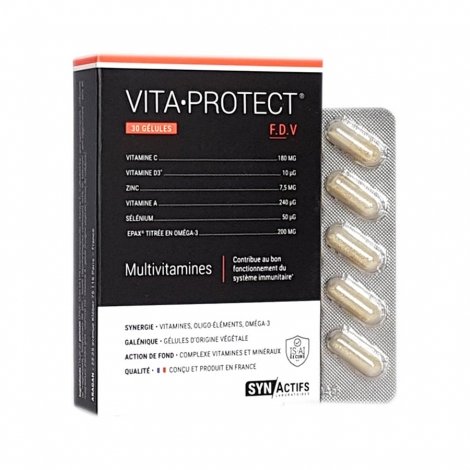 Synactifs Vita Protect Multivitamines 30 gélules pas cher, discount