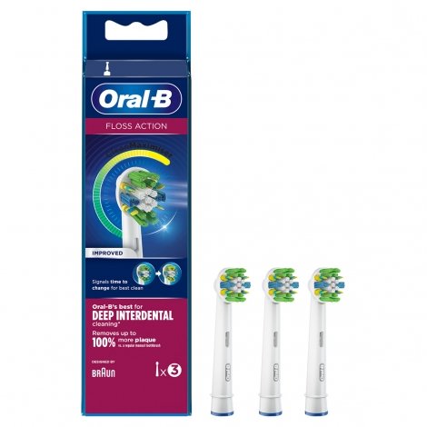 Oral-B Floss Action 3 Brossettes pas cher, discount