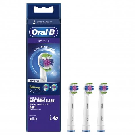 Oral-B 3D White 3 Brossettes pas cher, discount
