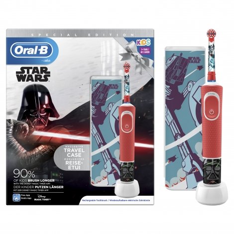 Oral-B Kids D100 Star Wars + Travel Case OFFRE SPECIALE pas cher, discount