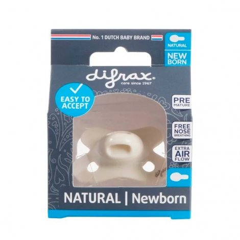 Difrax Sucette Natural Newborn Crème pas cher, discount