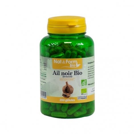Nat&Form Ail Noir Fermenté Antioxydant Bio 200 gélules pas cher, discount