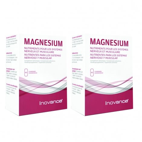 Inovance Magnésium Pack 2 x 60 comprimés pas cher, discount