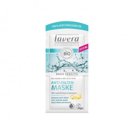 Lavera Basis Sensitiv Masque Anti-Rides Q10 Bio 2x5ml pas cher, discount