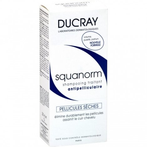 Ducray Squanorm Shampooing Traitant Antipelliculaire Pellicules Sèches 200ml pas cher, discount