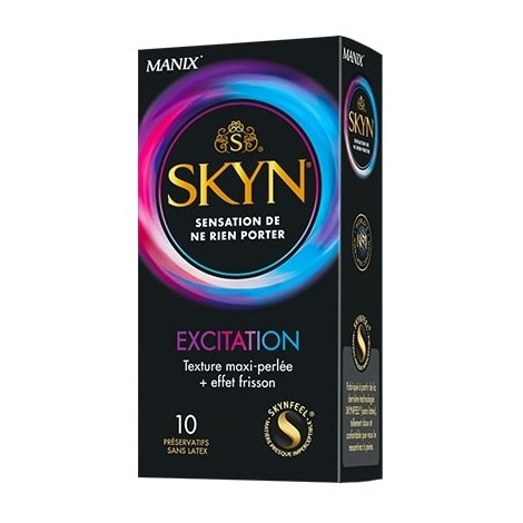 Manix Skyn Excitation 10 préservatifs pas cher, discount