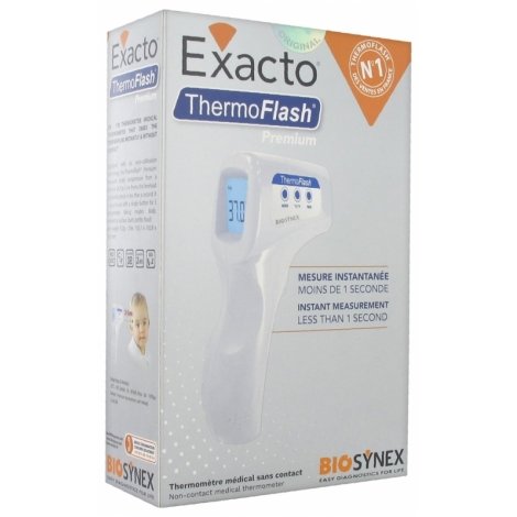 Exacto Thermoflash Premium Thermometre Frontal Sans contact pas cher, discount